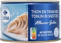 THON EN TRANCHES Albacore AU NATUREL