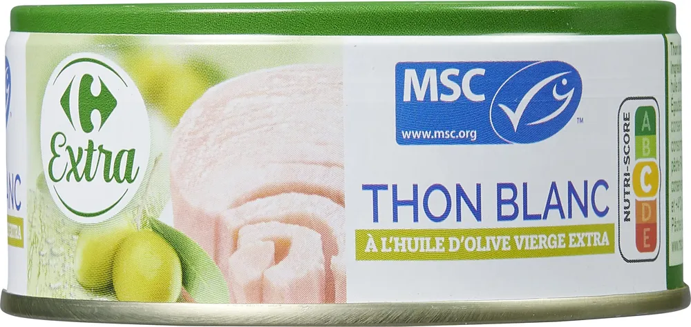 Thon blanc à l'huile d'olive vierge extra