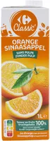 Jus d'orange à base de concentré