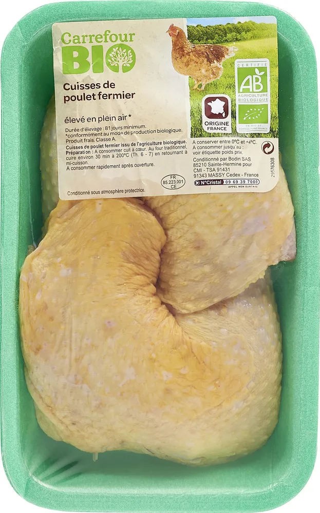 Cuisses de poulet fermier