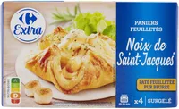 Paniers feuilletés Noix de Saint-Jacques*