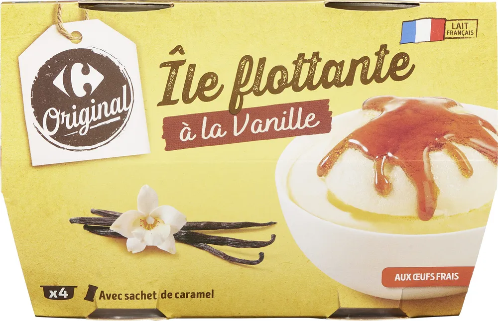 Île flottante à la Vanille