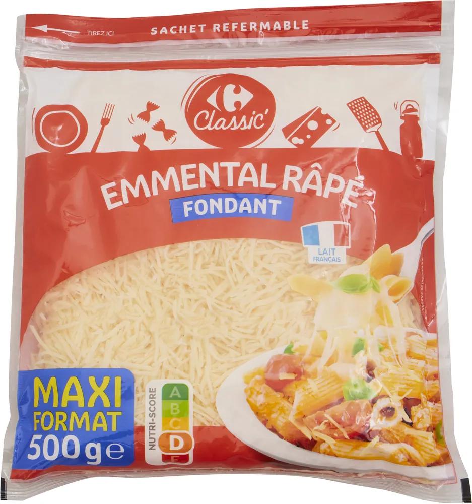 Emmental râpé fondant
