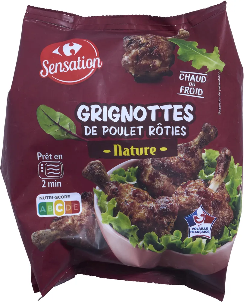 Grignottes de poulet rôties -Nature