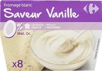 Fromage blanc Saveur Vanille