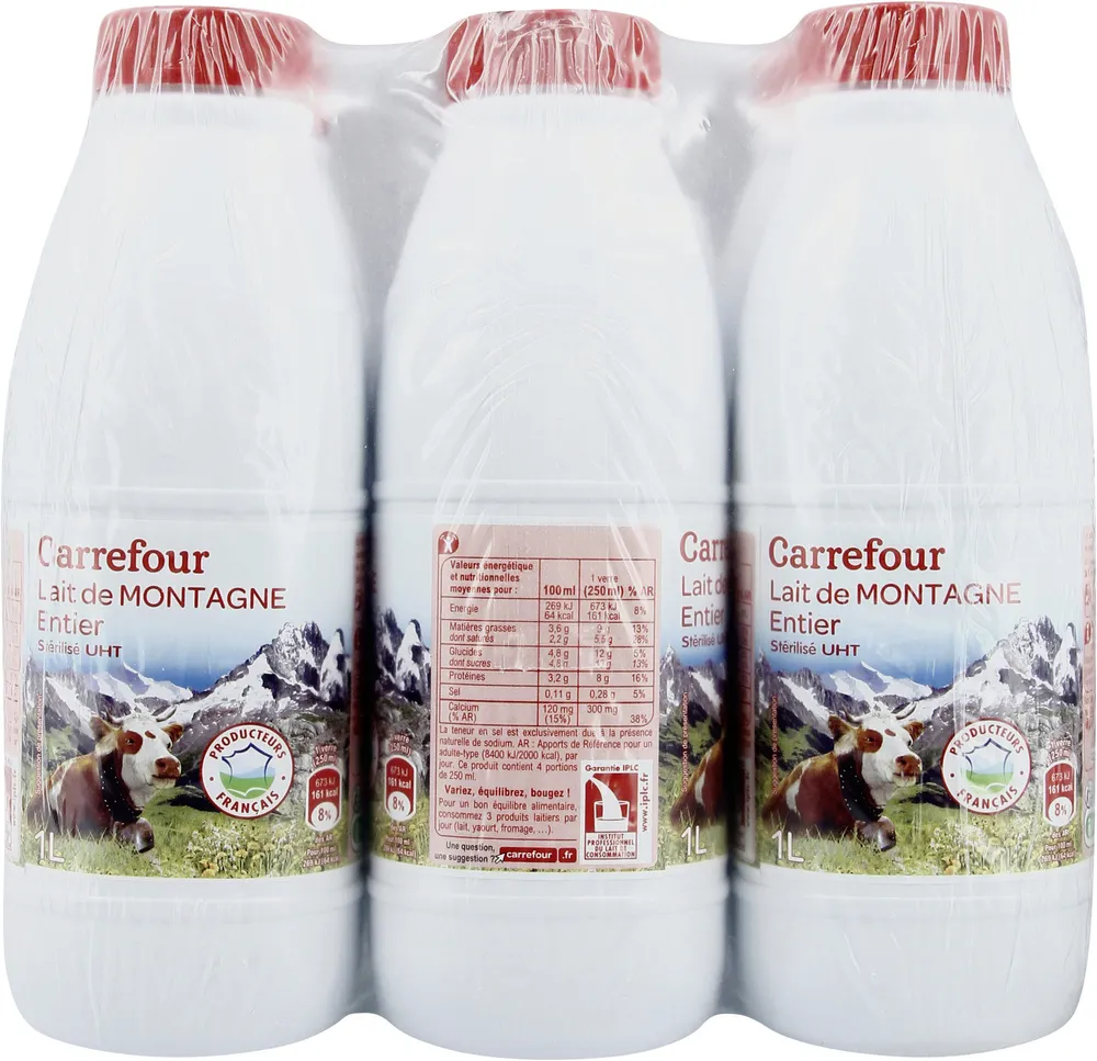 Lait de montagne entier