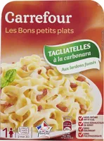 Tagliatelles à la Carbonara Aux lardons fumés