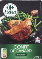 Confit de Canard 1 cuisse Traité en salaison