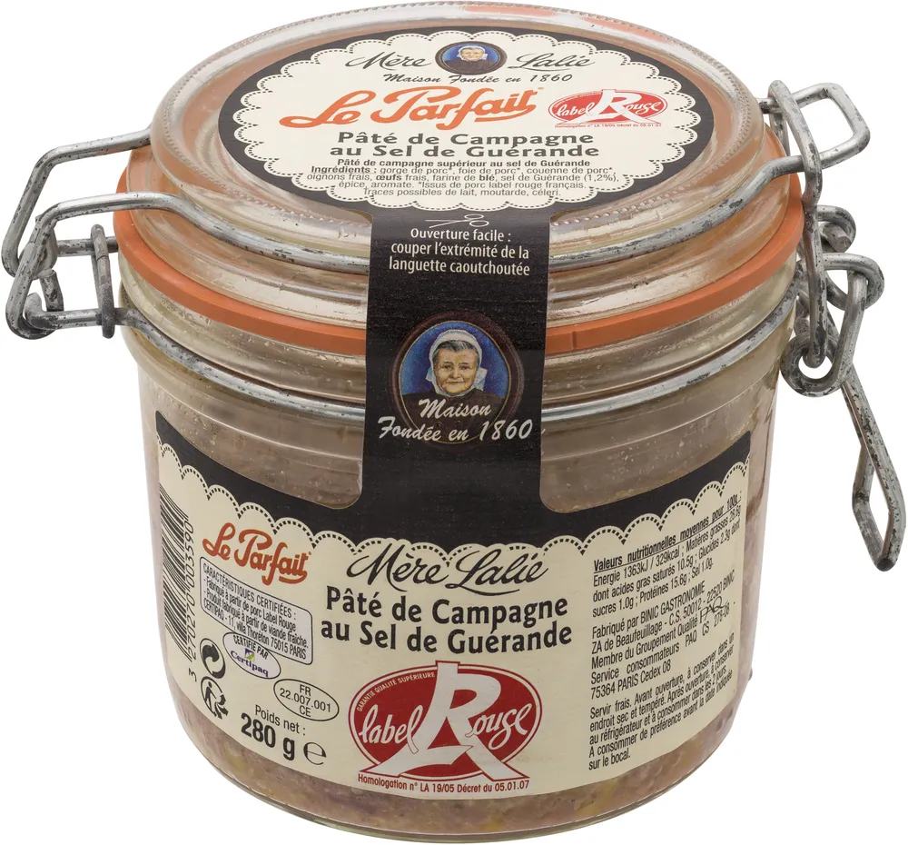 Pâté de Campagne au Sel de Guérande Label Rouge Le Parfait