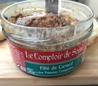 Pâté de canard aux pommes compotées
