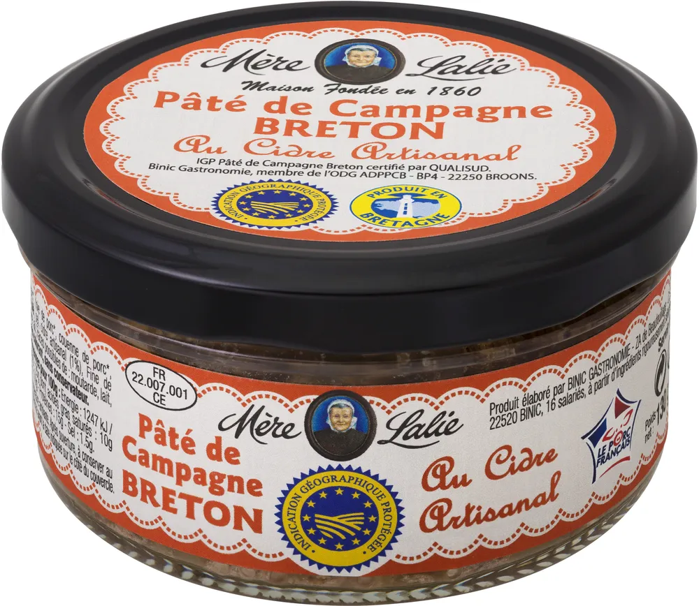 Pate de campagne breton au Cidre Artisanal IGP