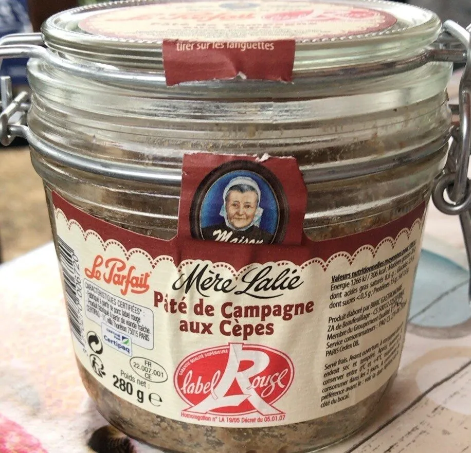 Mère Lalie - Pâté de campagnes aux cèpes