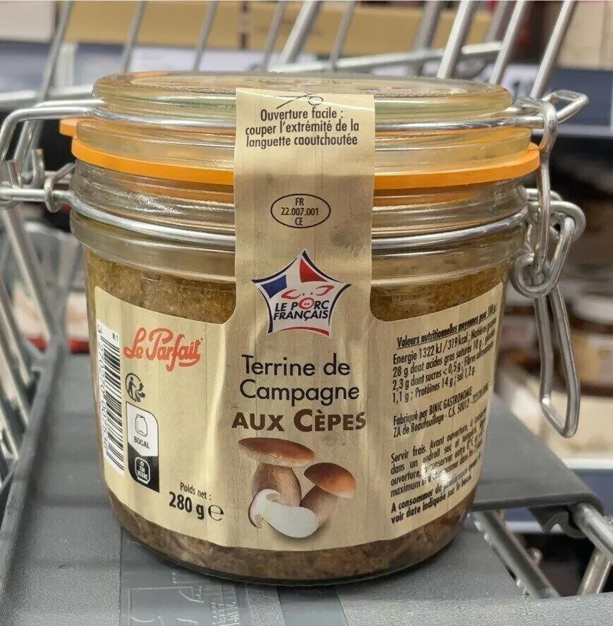 Terrine de Campagne aux cèpes