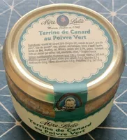 Terrine de canard au poivre vert