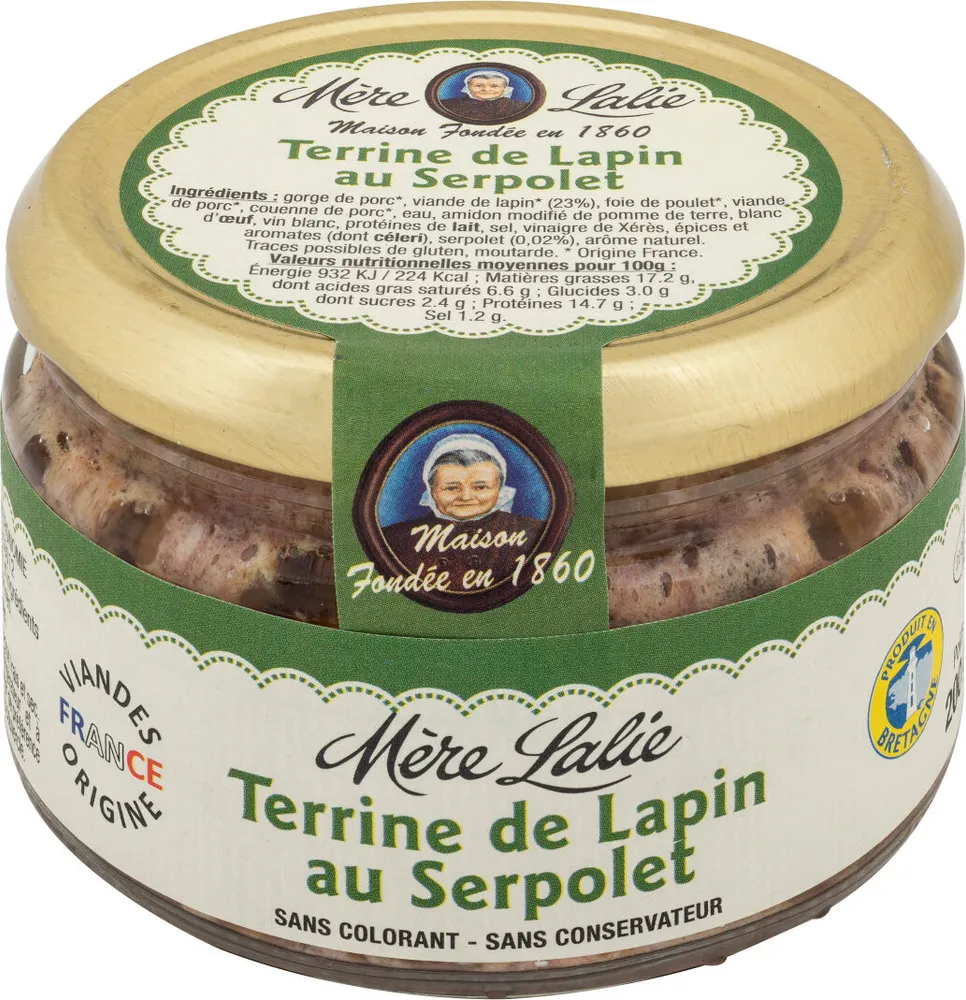 Terrine de Lapin au Serpolet