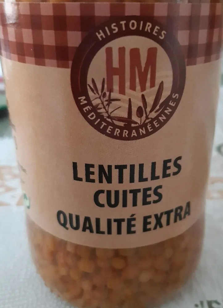 Lentilles cuites qualité extra