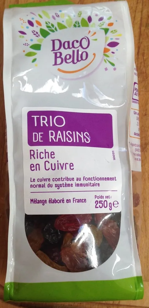 Trio de Raisins