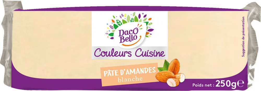Pâte d'amandes blanche 26%