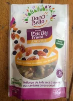 Mélange de fruits secs, fruits séchés sucrés et fruits secs