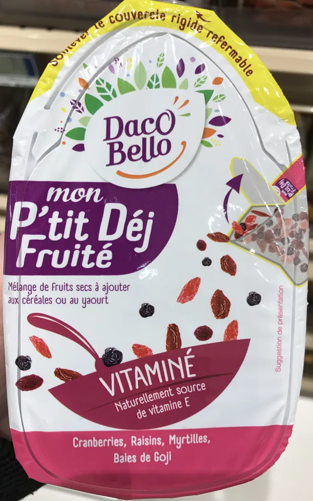 Mon P'tit Déj Fruité Vitaminé