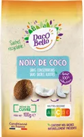 Noix de coco sans sucres ajoutés
