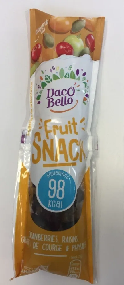 Fruit snack