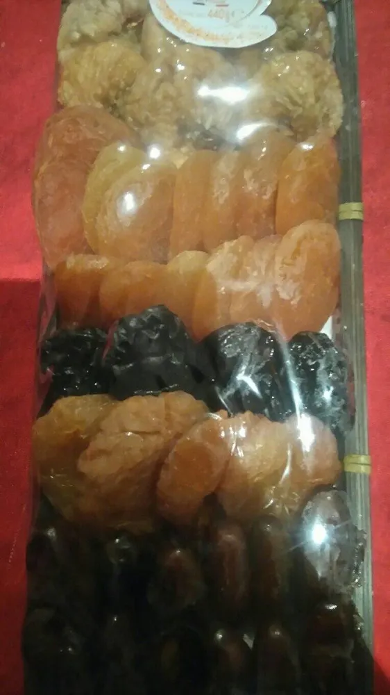Assortiment de fruits séchés