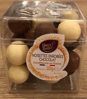 Noisettes enrobees chocolat