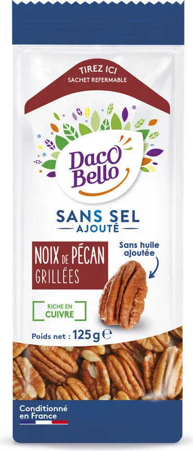 Noix de pécan grillées sans sel ajouté