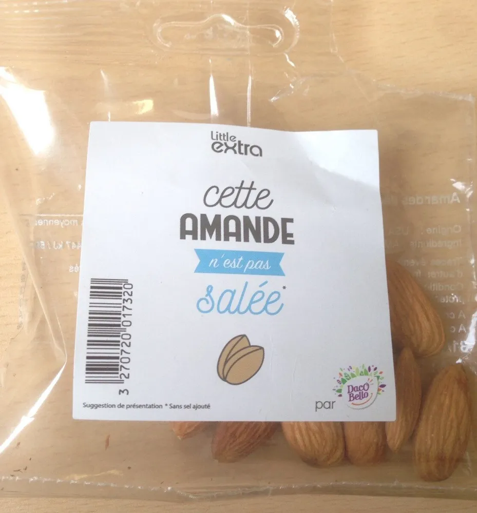 Amandes decortiquees nature