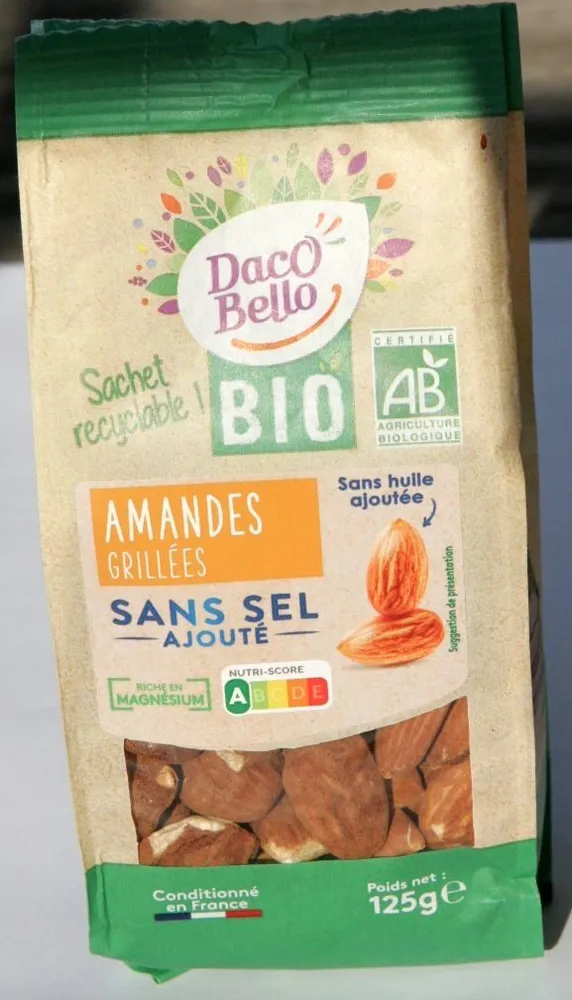 Amandes grillées bio