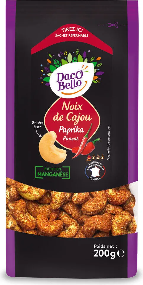 Noix de Cajou Paprika (Piment)