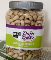 Pistaches grillées sans sel ajouté