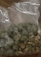 Cacahouètes enrobées au wasabi
