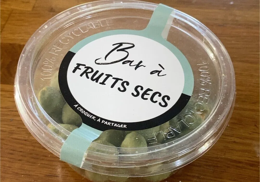 Cacahuètes enrobées au wasabi