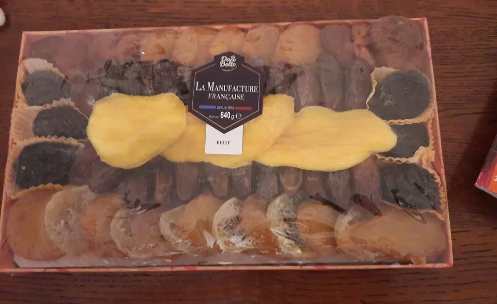 Plateau de fruits séchés