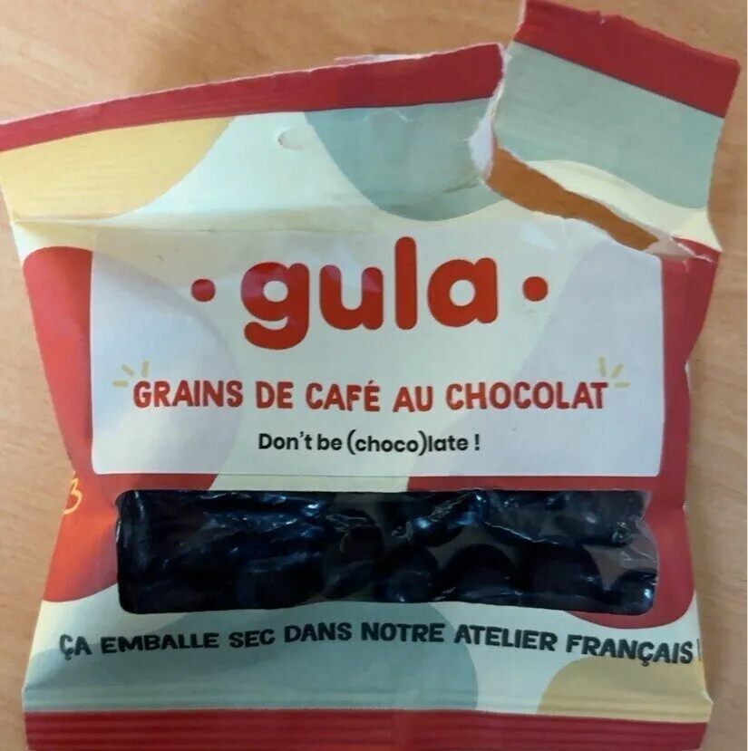 Grains de café au chocolat