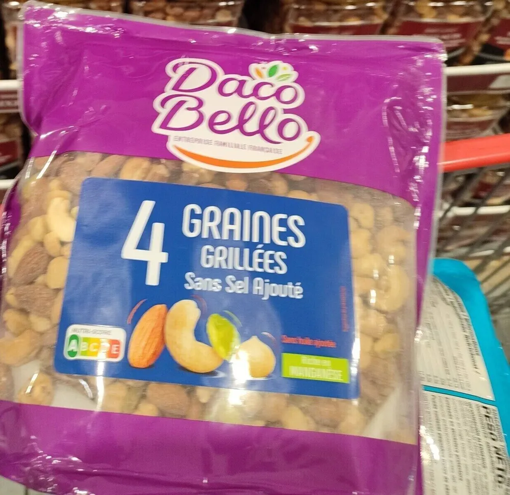 Graines grillées sans sel ajouté