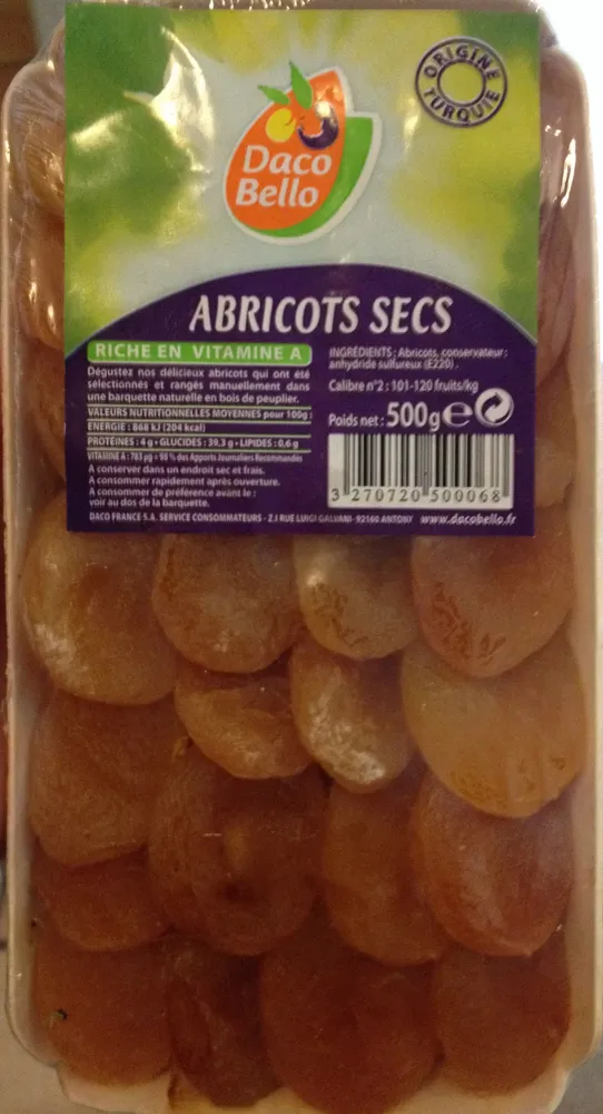 Abricots secs