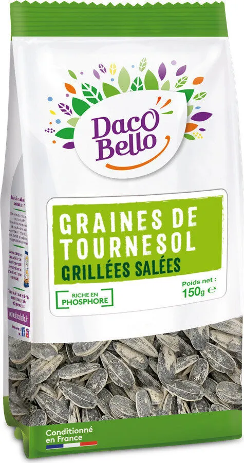 Graines de tournesol grillées salées