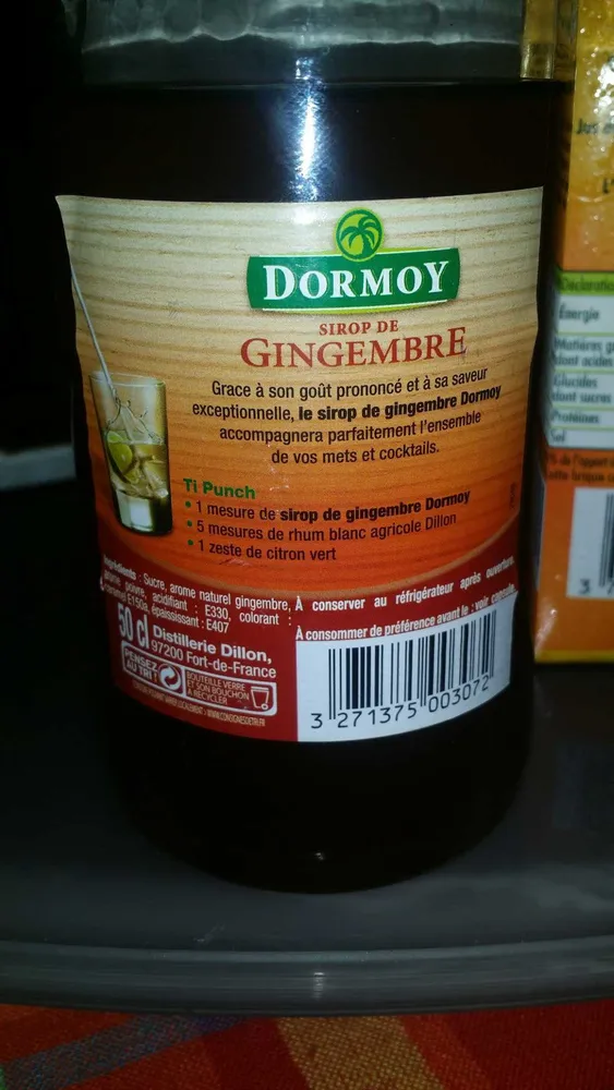 Sirop de Gingembre