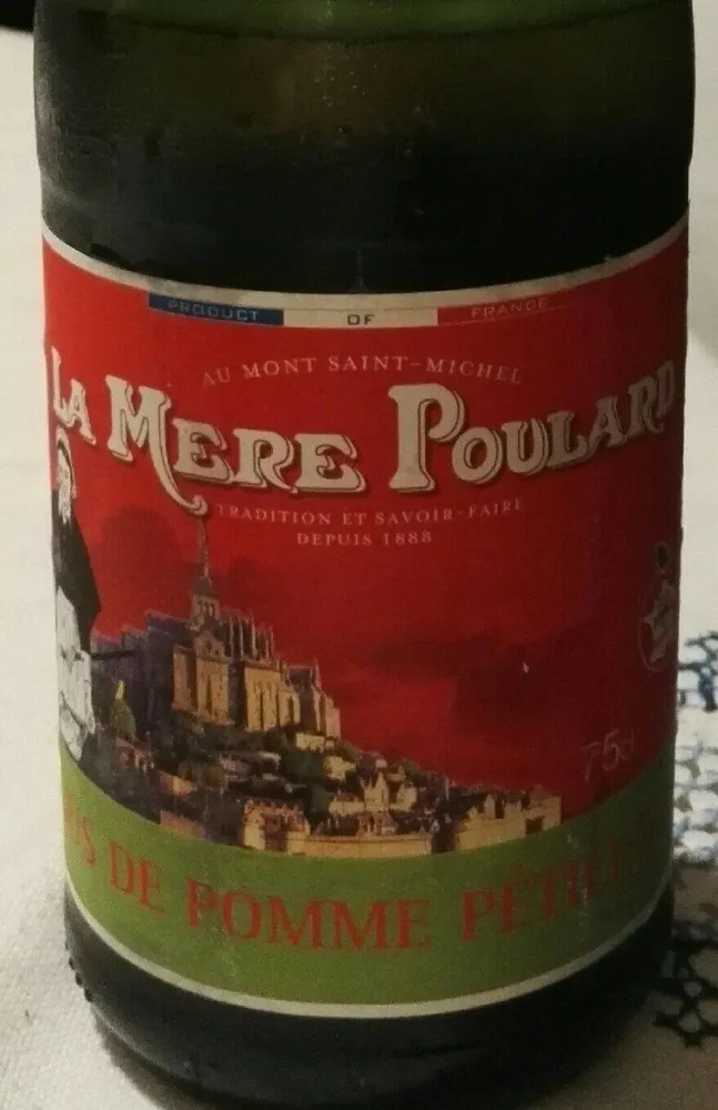 Jus de pomme pétillant