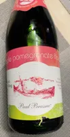 Apple Pomegranate Flavor organic sparkling juice beverage