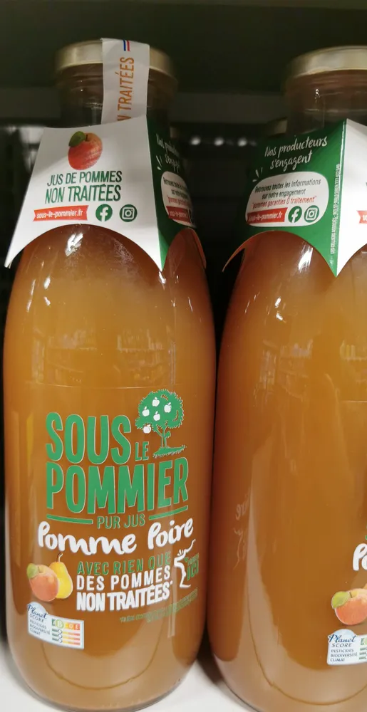 1L BOCAL JUS DE POMME/ POIRE