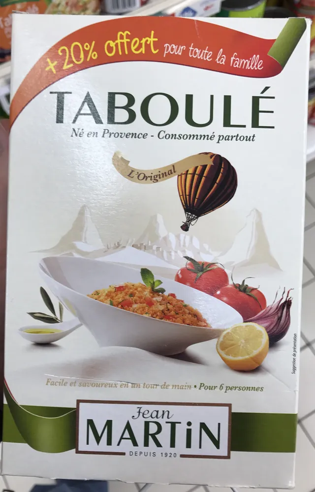Taboulé (+20% offert)