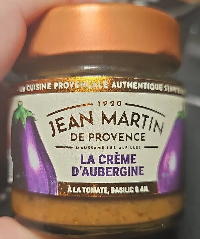 La crème d'aubergine