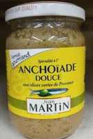 Spécialité à l'Anchoïade douce aux olives vertes de Provence