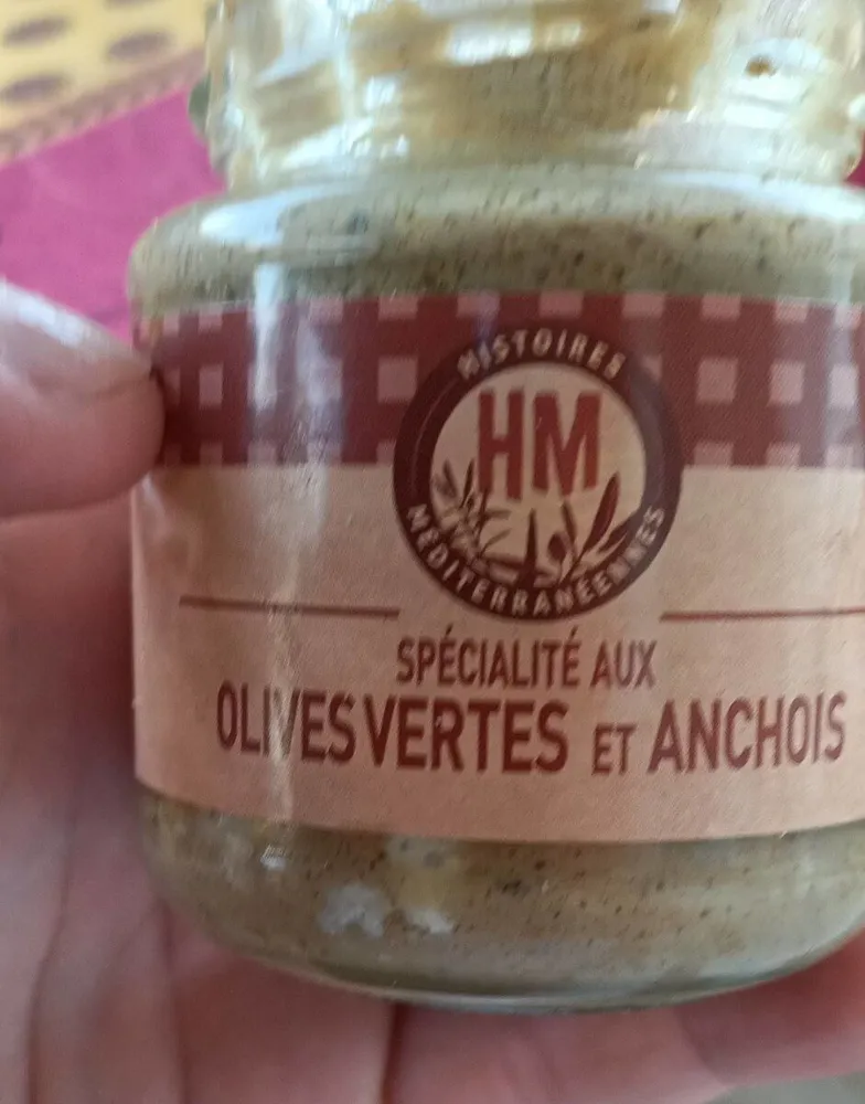 Olives vertes et anchois