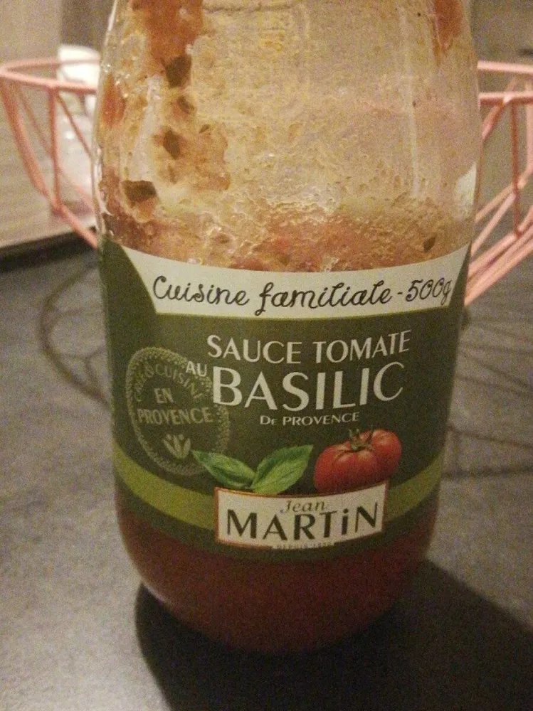 500G Sauce Tomate Basilic