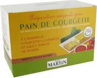 Jean Martin, Preparation originale pour pain de courgette